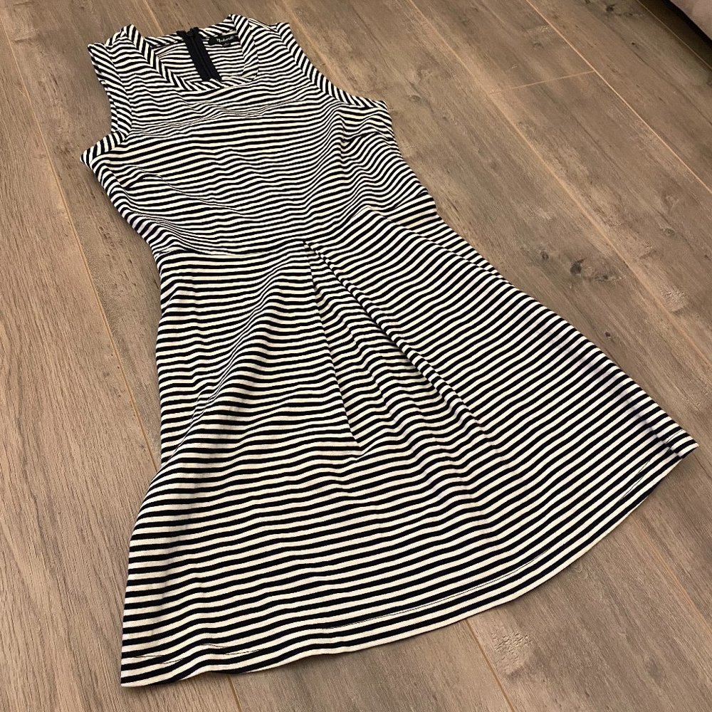 Madewell Afternoon Dress in Navy/White Stripe, Size S